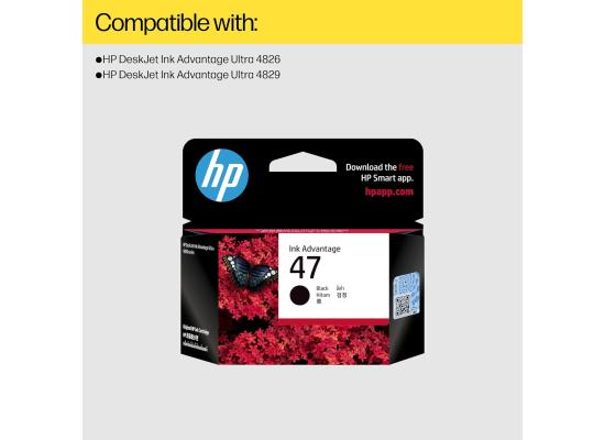 HP 47 Black Original Ink Cartridge